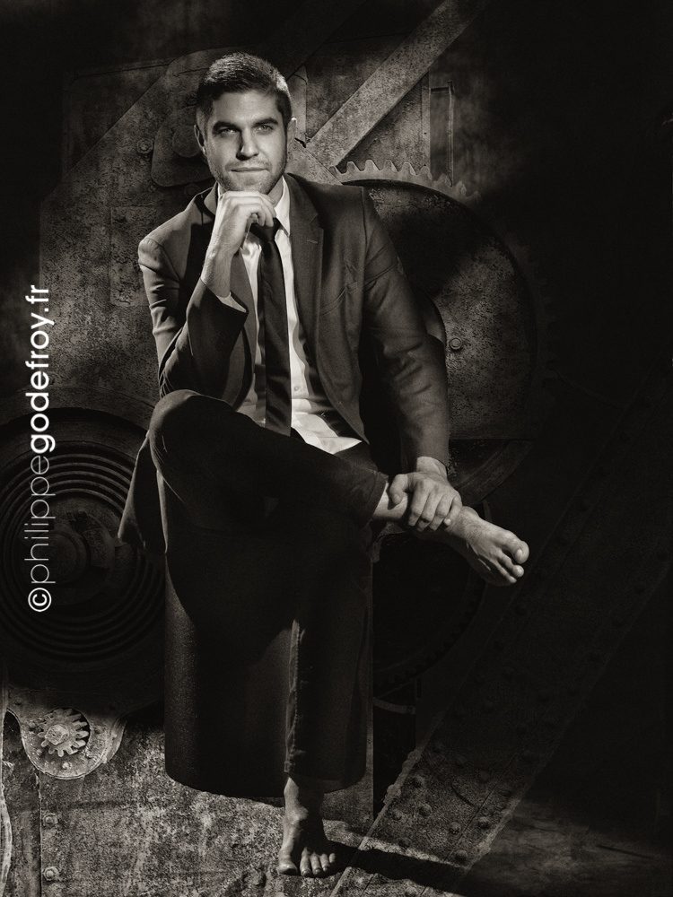 Le style Cinéma Hollywood Tableau photo de style cinéma Hollywood en noir et Blanc.
