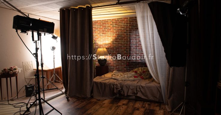 Préparation d'un shooting Boudoir